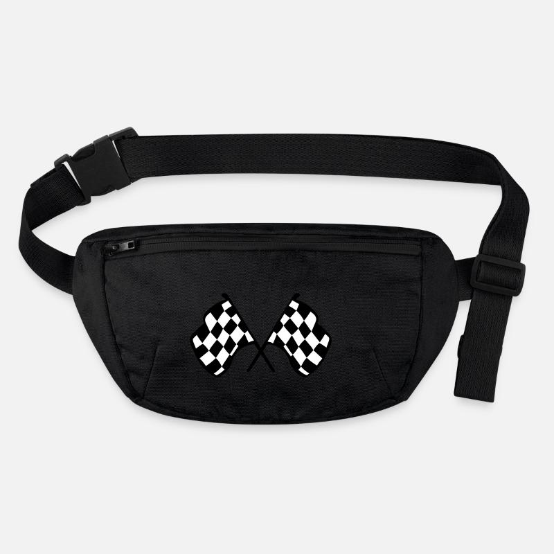 Chequered Racing Flags Stanley/Stella recycled Hip Bag 