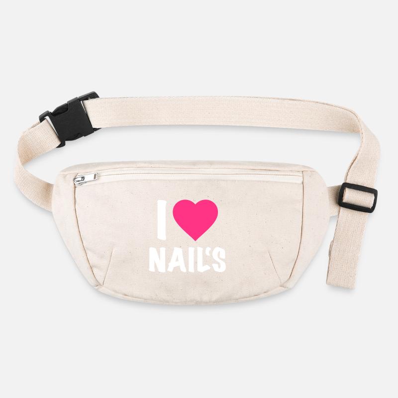 I love Nails - Nail Artist - Nageldesign - Nails Stanley/Stella recycelte Gürteltasche
