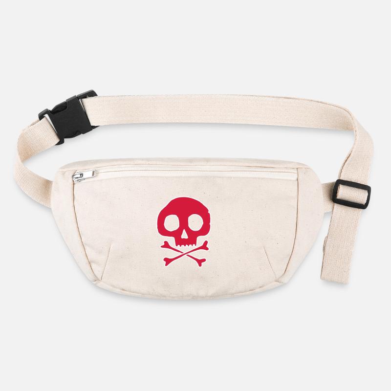 Skull and bones Stanley/Stella recycled Hip Bag 