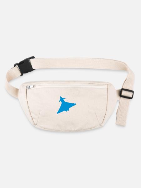Eurofighter Typhoon - Stanley/Stella recycled Hip Bag  - natural - Front