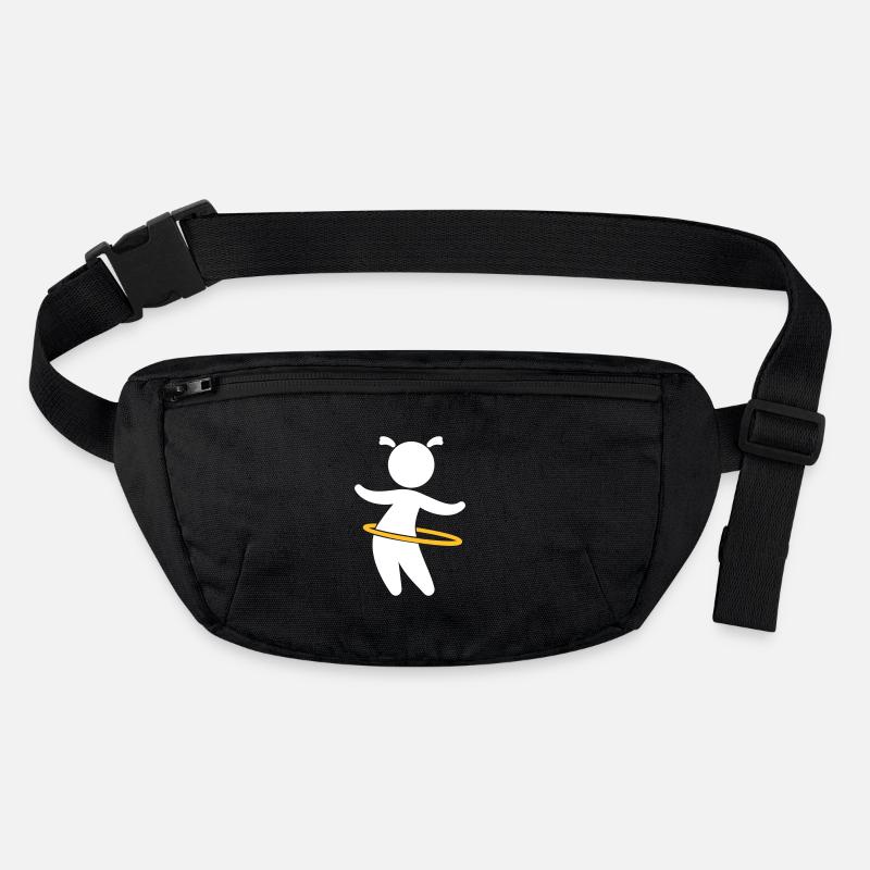 Child Playing With Hoolahoop Stanley/Stella recycled Hip Bag 