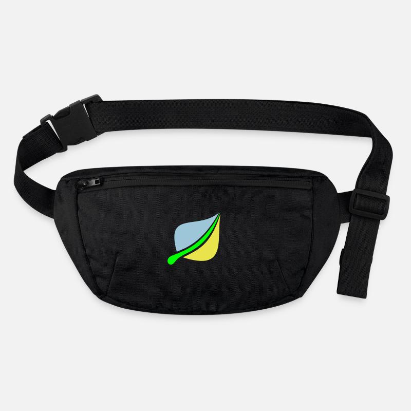 Blatt Ökologisch Symbol Blättchen Baumblatt Grün Stanley/Stella recycelte Gürteltasche