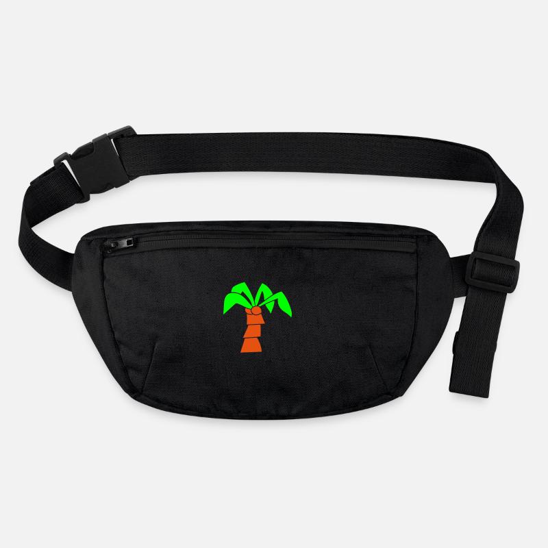 Palm Tree Island Tree Beach Holiday Coconut Sea Cool Stanley/Stella recycled Hip Bag 