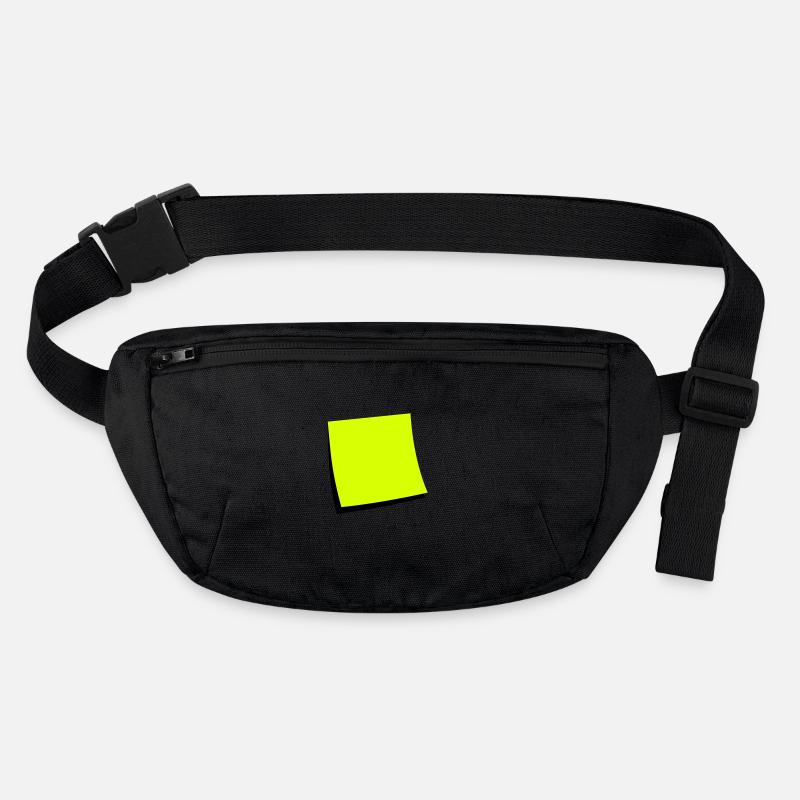 sticky note - add text - Sac banane recyclé Stanley/Stella - noir