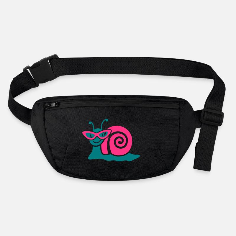 Escargot avec des lunettes rétro Sac banane recyclé Stanley/Stella