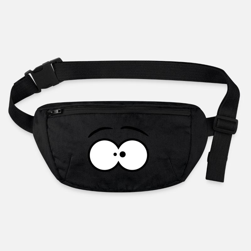 Funny Comic Eyes Design Stanley/Stella recycelte Gürteltasche