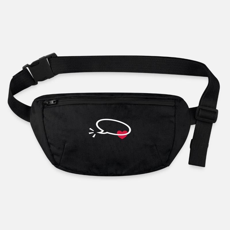Sprechblase / speach bubble (1c) Stanley/Stella recycled Hip Bag 