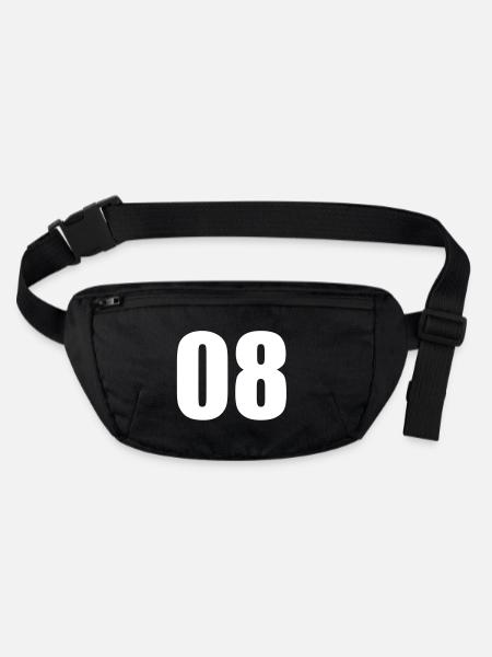 08 - Stanley/Stella recycled Hip Bag  - black - Front