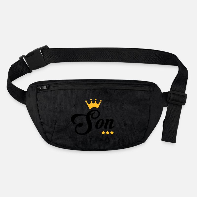 Son Sohn Fils Baby Bébé Boy Birth Stanley/Stella recycled Hip Bag 