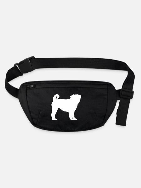 MOPS silhouette - Stanley/Stella recycled Hip Bag  - black - Front