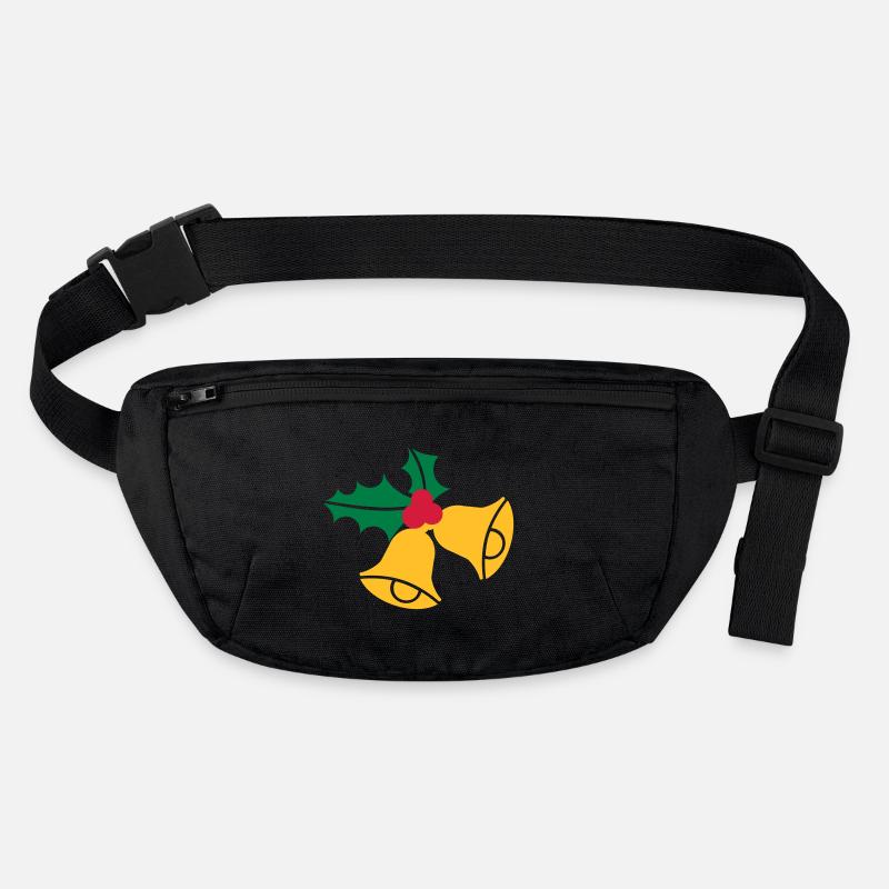 Bells Christmas Stanley/Stella recycled Hip Bag 