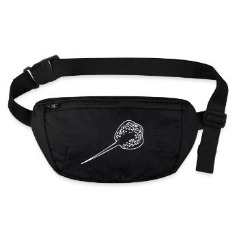 Rayons blaupunkt - Sac banane recyclé Stanley/Stella - noir - Devant