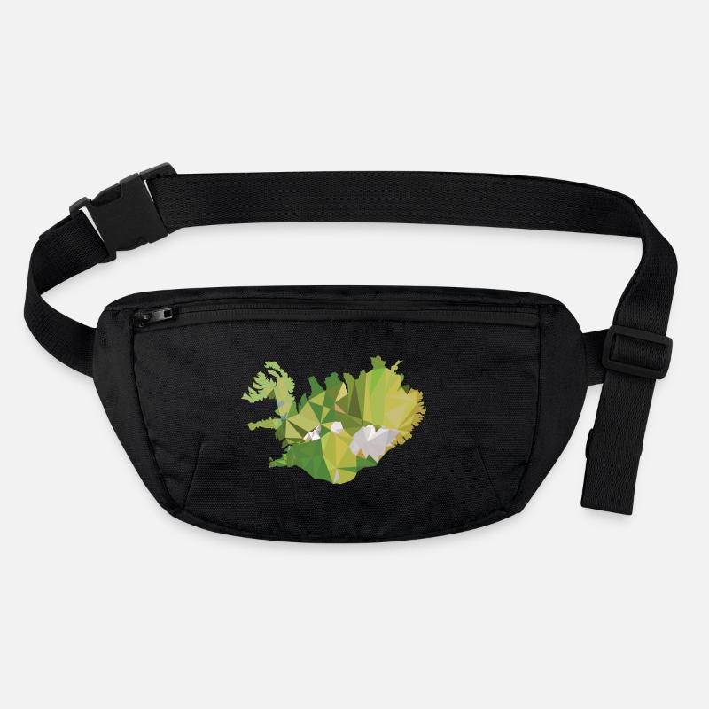 Iceland Holiday Roadtrip Ring Road Glacier Stanley/Stella recycled Hip Bag 