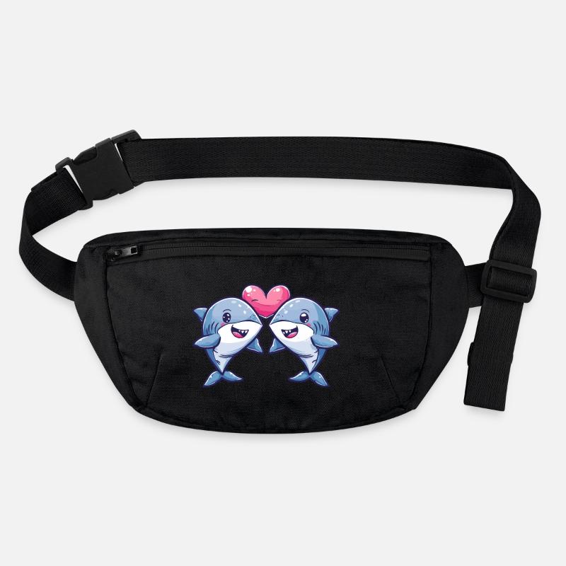 Hai Paar Liebe Couple Verliebt Stanley/Stella recycelte Gürteltasche