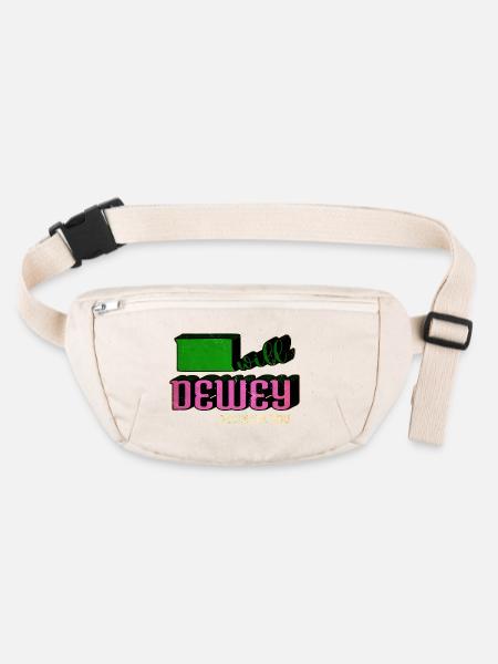 contemporary fiction funny sayings funny - Stanley/Stella recycled Hip Bag  - natural - Front