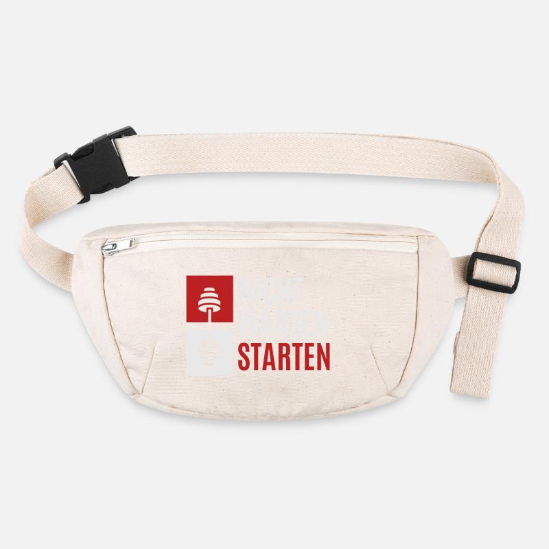 nicht warten starten 2 Stanley/Stella recycelte Gürteltasche