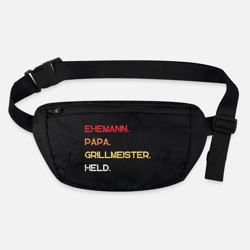 Husband dad grill master hero cool gift idea Stanley/Stella recycled Hip Bag 