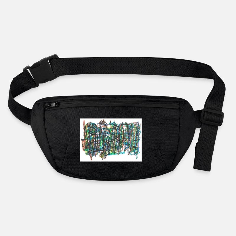 240724 01 - Stanley/Stella recycelte Gürteltasche - Schwarz