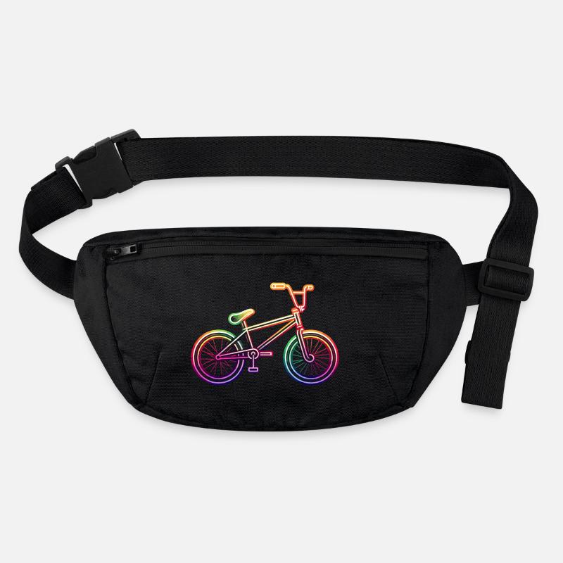 Neon Rainbow BMX Rad Stanley/Stella recycelte Gürteltasche