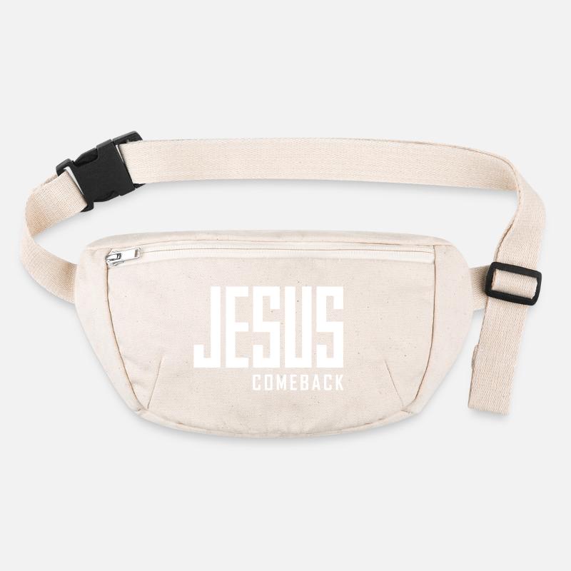Le retour de Jésus – Votre déclaration de foi ! Sac banane recyclé Stanley/Stella