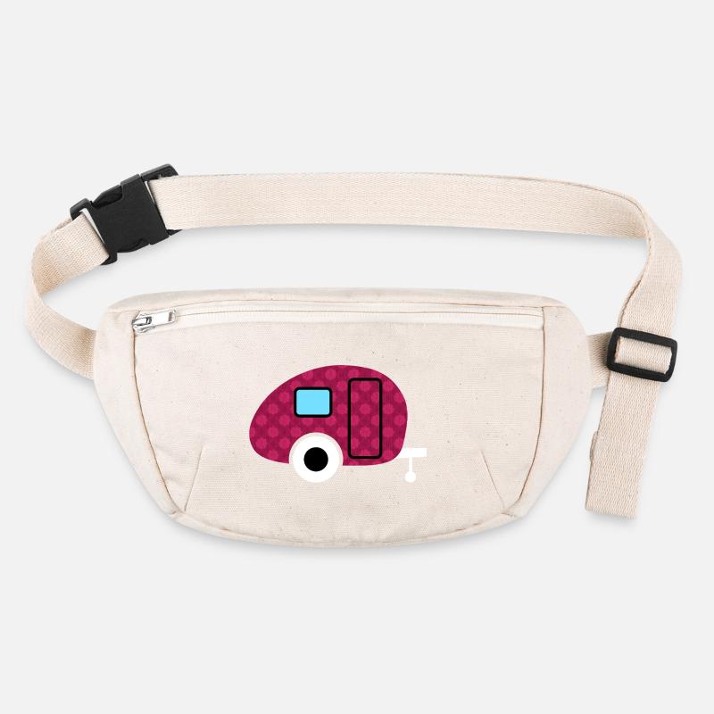 Caravan Wohnwagen Blumen Camping Camper Muster Fan Stanley/Stella recycelte Gürteltasche