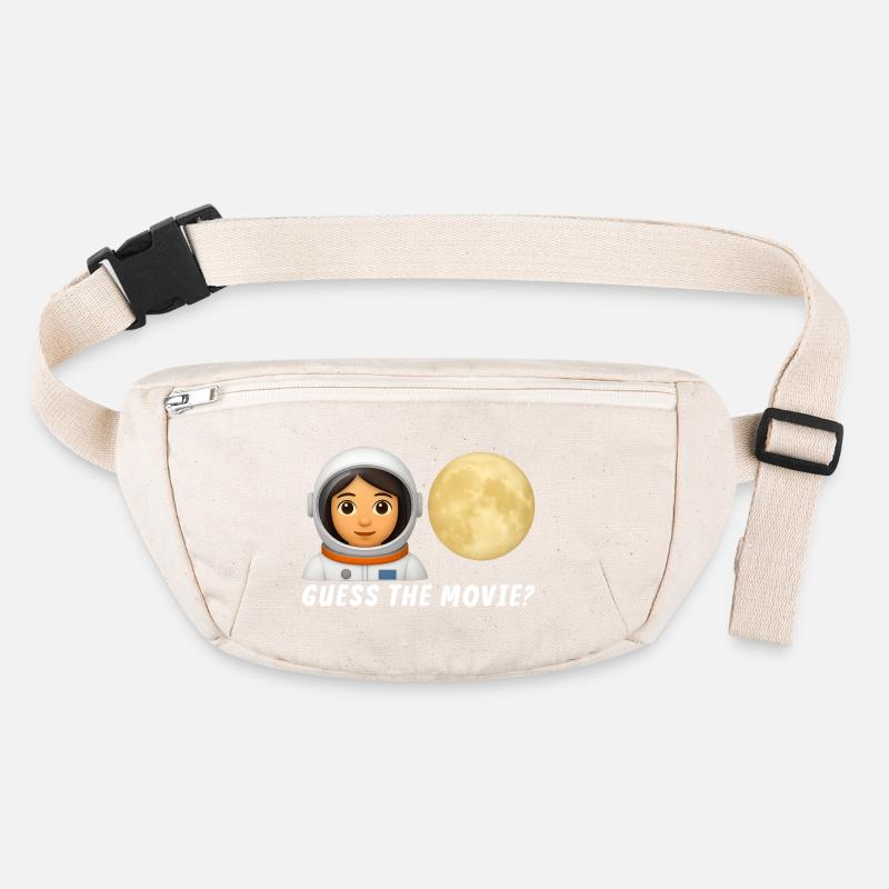 Space Explorer with Moon Picture Stanley/Stella recycled Hip Bag 