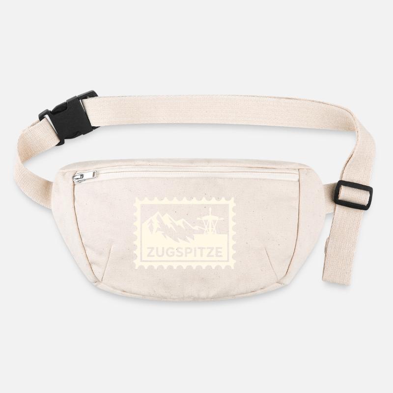 Mountain peak with cable car design Stanley/Stella recycled Hip Bag 