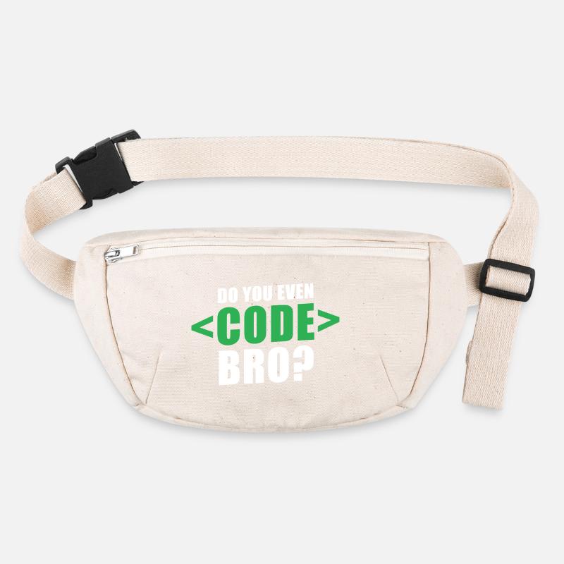 Do You Even Code Bro Graphic Stanley/Stella recycelte Gürteltasche