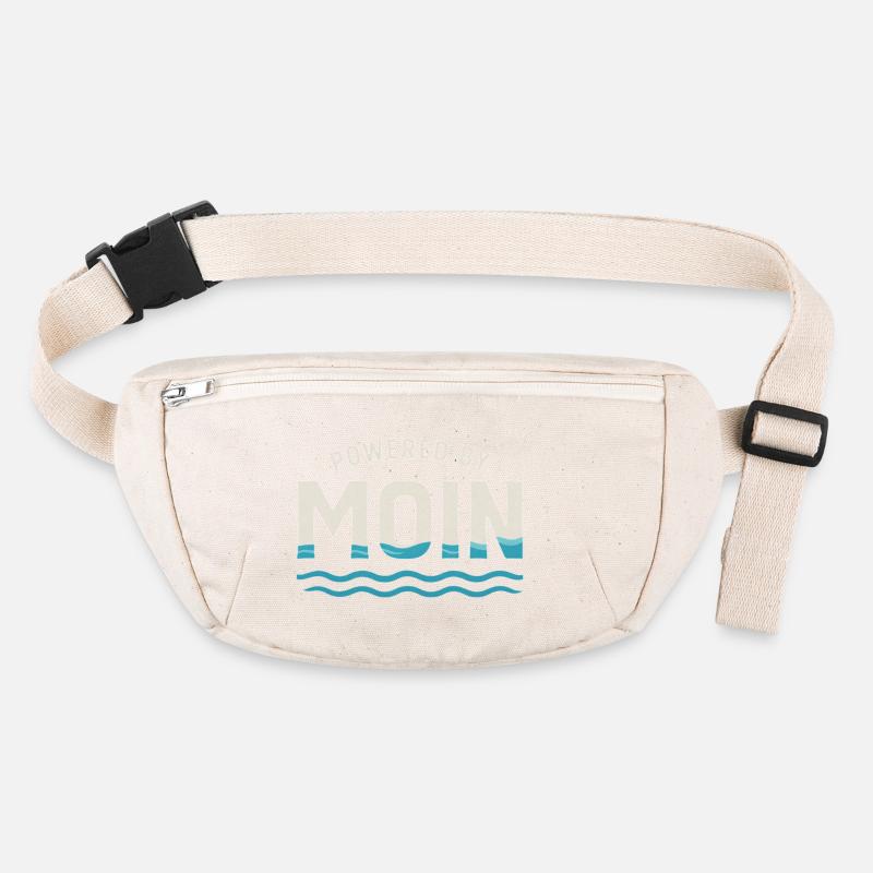 Moon Power Waves Logo Stanley/Stella recycled Hip Bag 