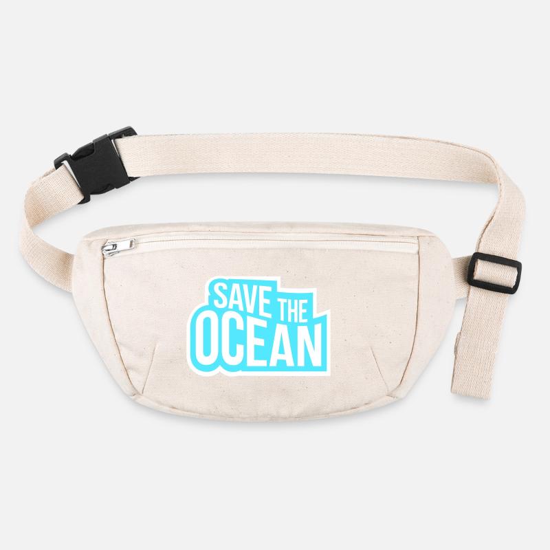 Save The Ocean Ozean Aktivismus Umwelt Statement Stanley/Stella recycelte Gürteltasche