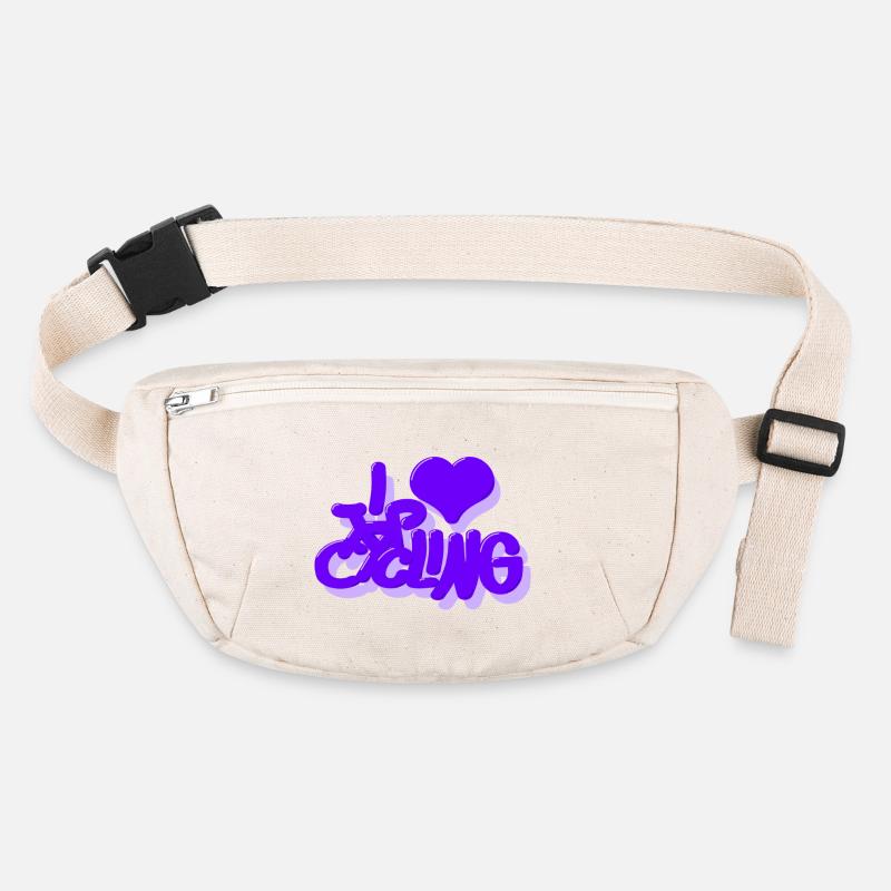 I_love_Cycling_Lila Sac banane recyclé Stanley/Stella
