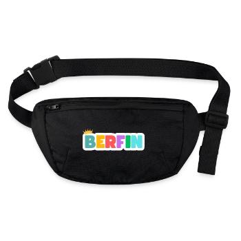 Berfin ! Personnalisable - Sac banane recyclé Stanley/Stella - noir - Devant
