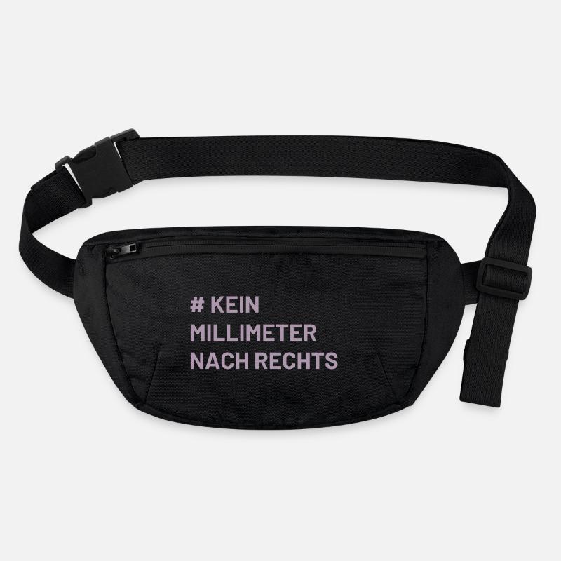Antifa Mindset kein Millimeter nach rechts Stanley/Stella recycelte Gürteltasche