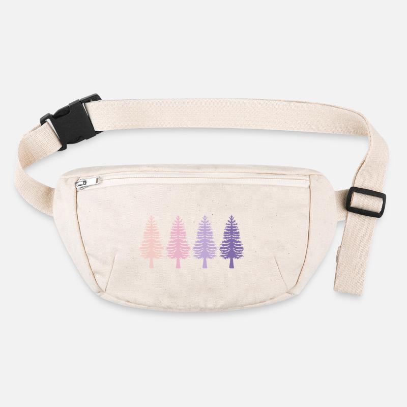 Trees Retro Forest Nature Conservation Stanley/Stella recycled Hip Bag 