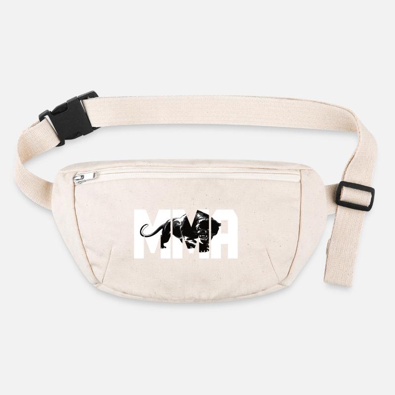 Design MMA avec un gros chat Sac banane recyclé Stanley/Stella