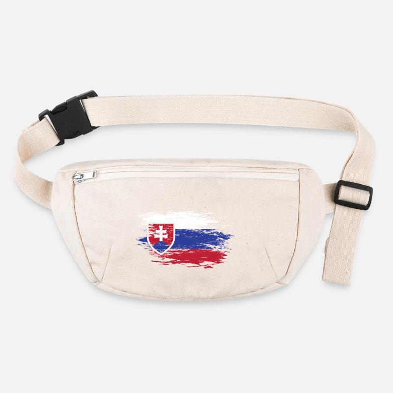 Carte murale de Slovaquie Drapeau utilisé Sac banane recyclé Stanley/Stella