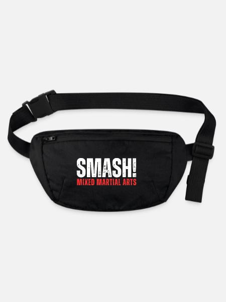 MMA SMASH - Stanley/Stella recycelte Gürteltasche - Schwarz - Vorne