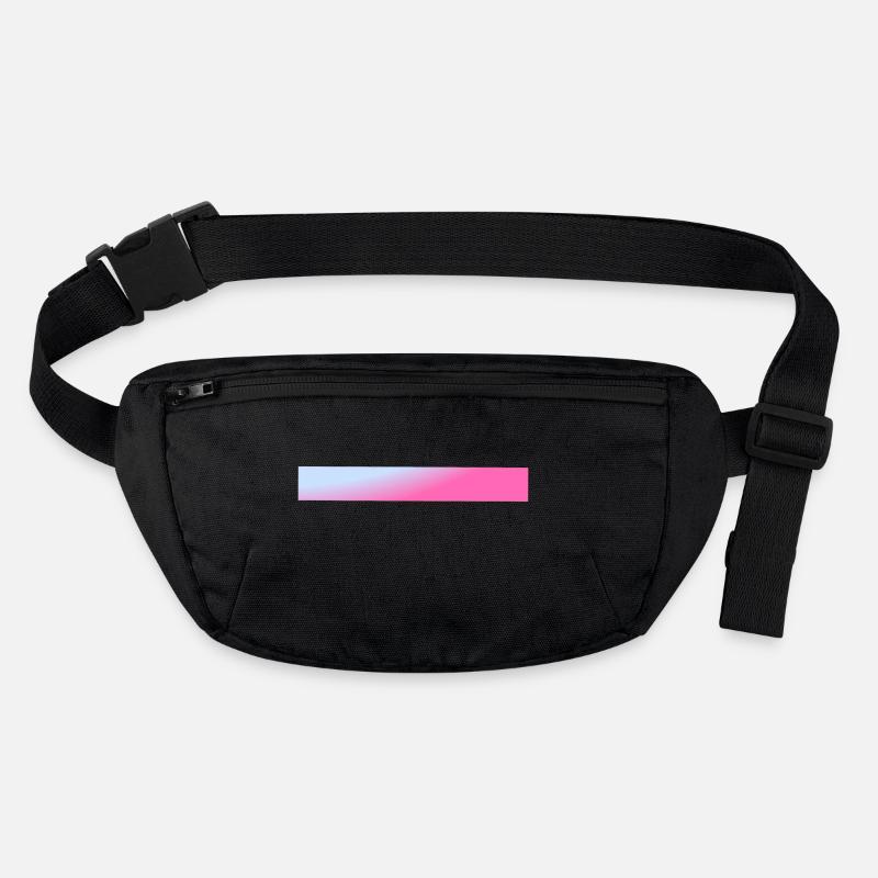 Bars Blue & Pink Gradient Stanley/Stella recycled Hip Bag 