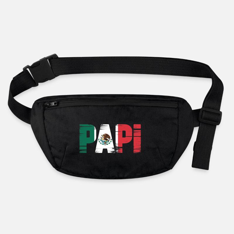 Daddy Mexico Flag – Proud Father in Latino Style Stanley/Stella recycled Hip Bag 