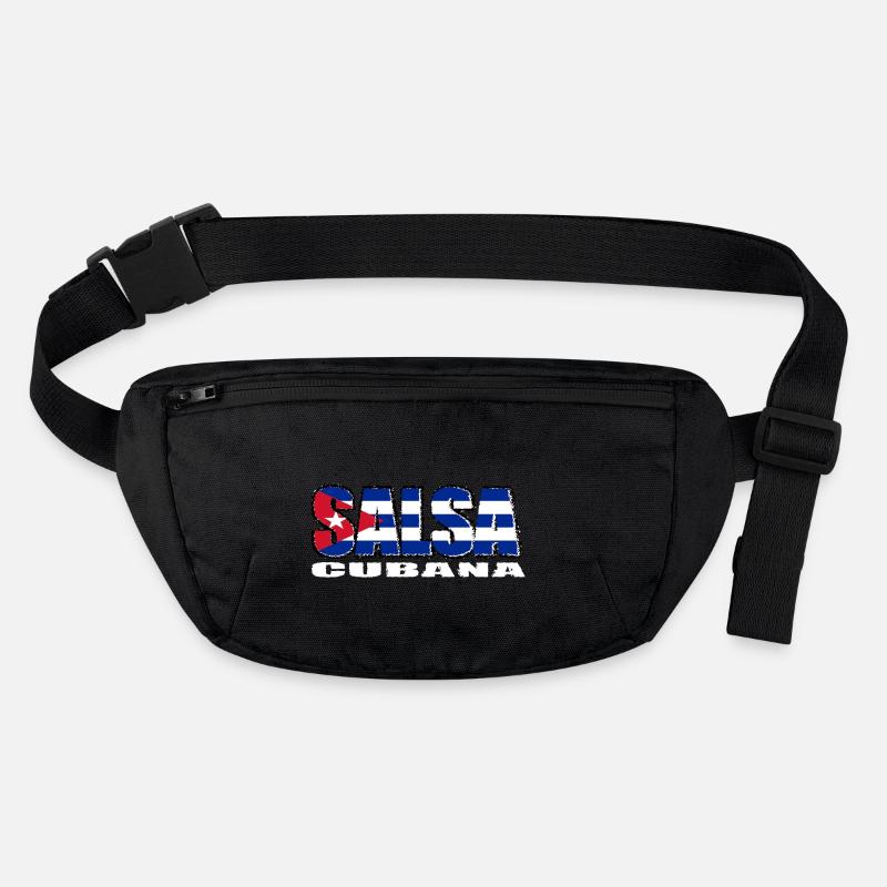 Salsa cubana mit der Flagge Kubas Stanley/Stella recycelte Gürteltasche