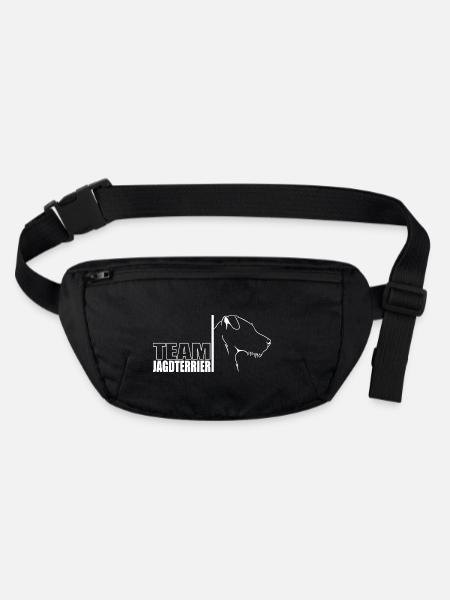 TEAM Hunting Terrier Dogs Chien de chasse Wilsigns - Sac banane recyclé Stanley/Stella - noir - Devant