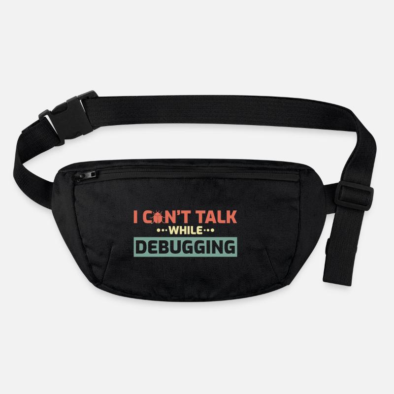 I Can't Talk While Debugging Stanley/Stella recycled Hip Bag 