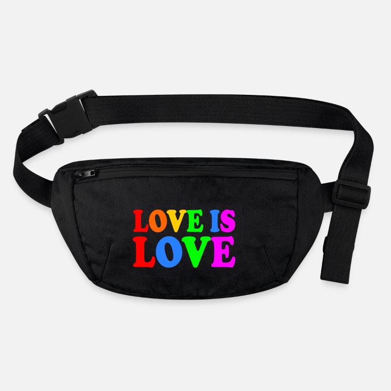 Love is love Stanley/Stella recycled Hip Bag 