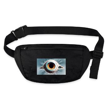 Regarder fixement - Sac banane recyclé Stanley/Stella - noir - Devant