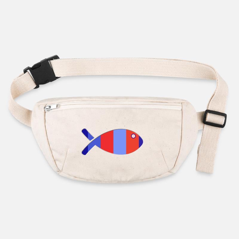 FISH. APRIL FOOL. HOLIDAY. SUMMER. HUMOR Stanley/Stella recycled Hip Bag 