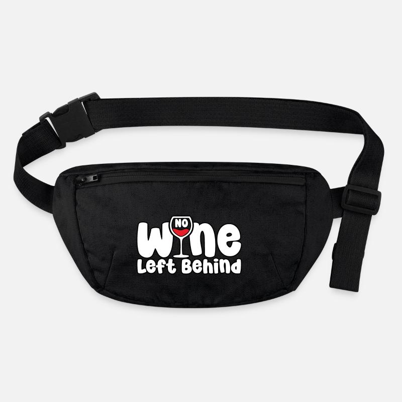 No wine Left Behind Stanley/Stella recycled Hip Bag 