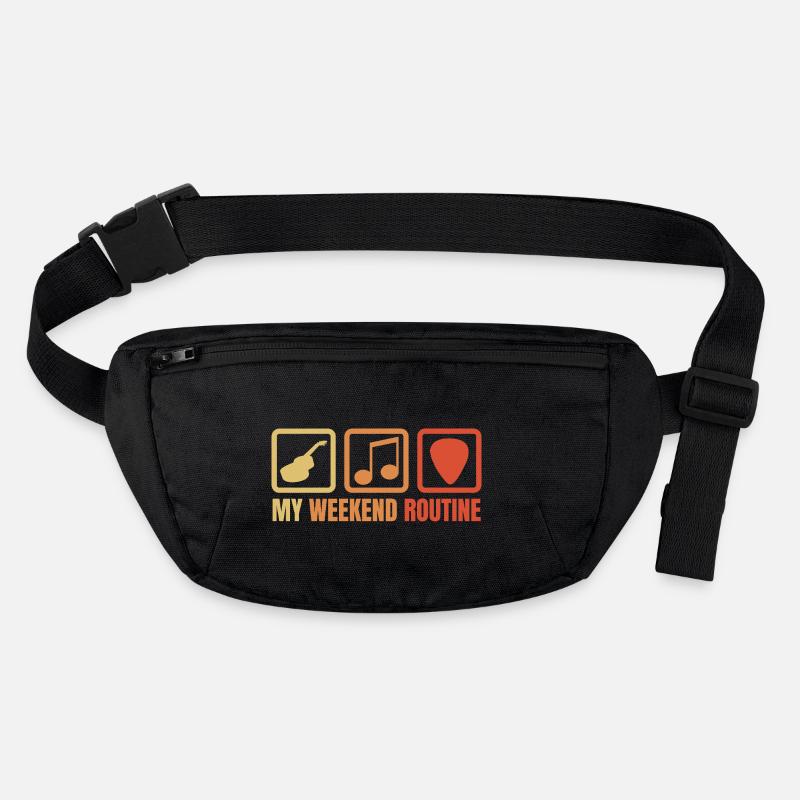 Guitarist Weekend Routine Stanley/Stella recycled Hip Bag 