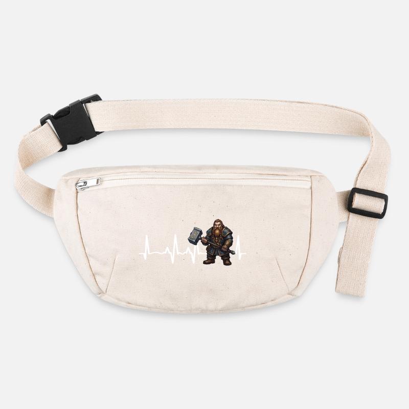 Dwarf Hammer Heartbeat Stanley/Stella recycled Hip Bag 