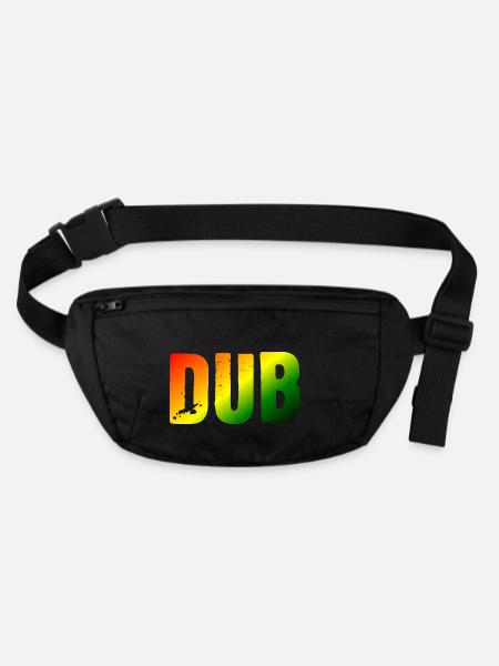 Dub - Stanley/Stella recycled Hip Bag  - black - Front