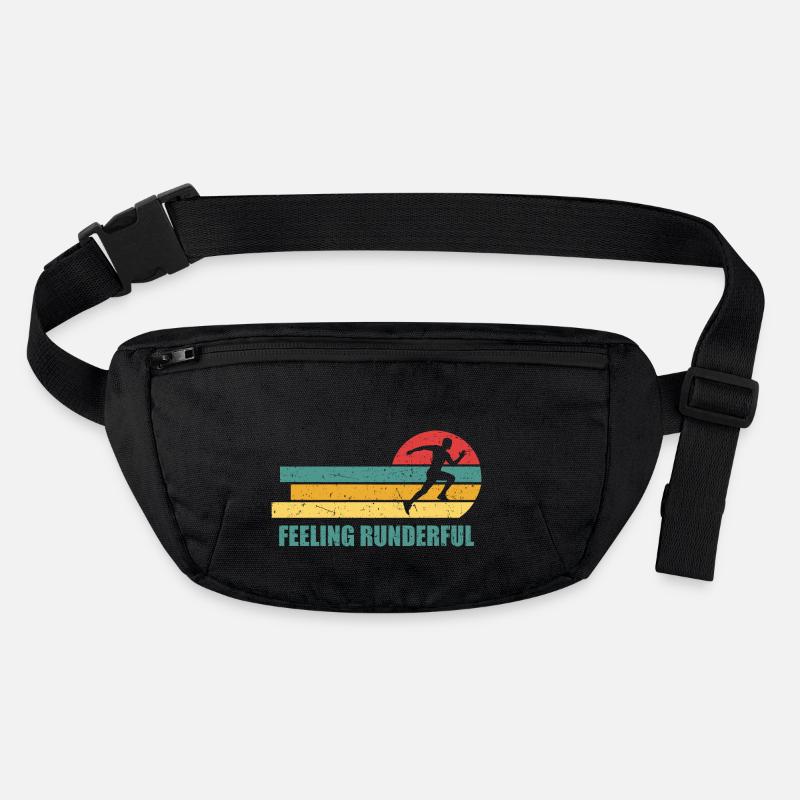 Runner Marathon Running is great Stanley/Stella recycled Hip Bag 